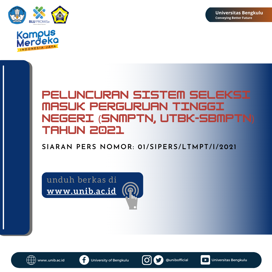 Peluncuran Sistem Seleksi Masuk Perguruan Tinggi Negeri Snbp Dan Snbt 