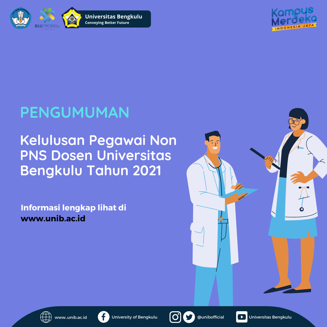 Pengumuman Kelulusan Non Pns Dosen Unib 2021 Universitas Bengkulu