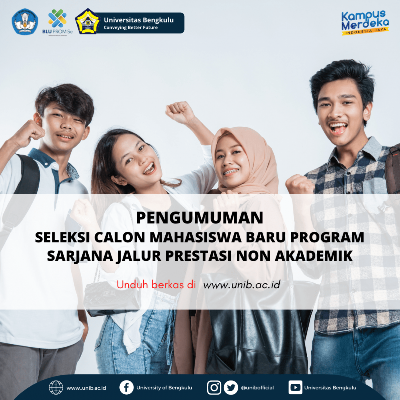 PENGUMUMAN Seleksi Calon Mahasiswa Baru Program Sarjana Jalur Prestasi ...