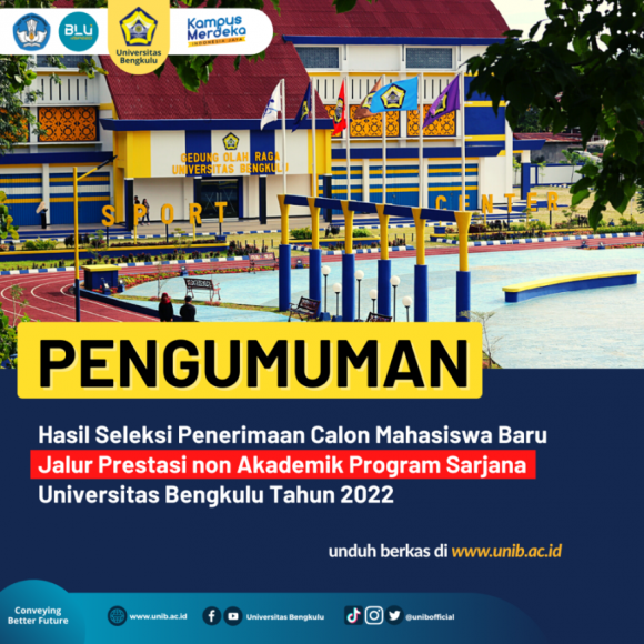 Pengumuman Hasil Seleksi Penerimaan Calon Mahasiswa Baru Jalur Prestasi ...