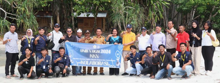 Pimpinan Unib dan UGM Tinjau KKN Kolaborasi di Pulau Enggano